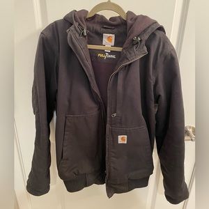 Carhartt Full Swing Loose Fit Washed Duck Fleece-Lined Active Jacket